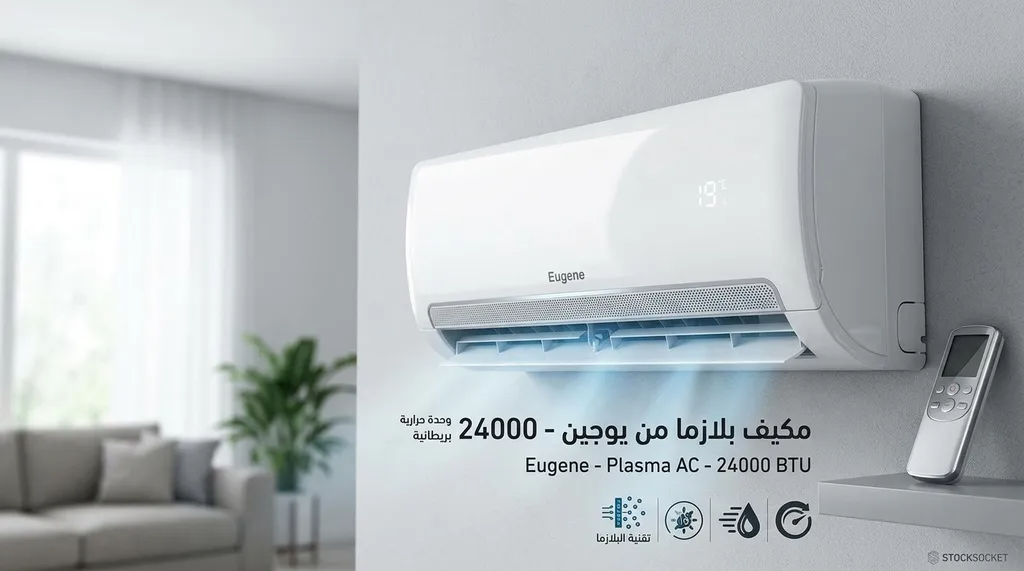 6. مكيف بلازما من يوجين بقدرة 24000 وحدة حرارية بريطانية