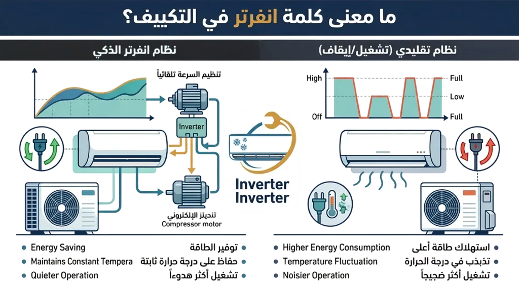 ما معنى كلمة انفرتر في التكييف؟