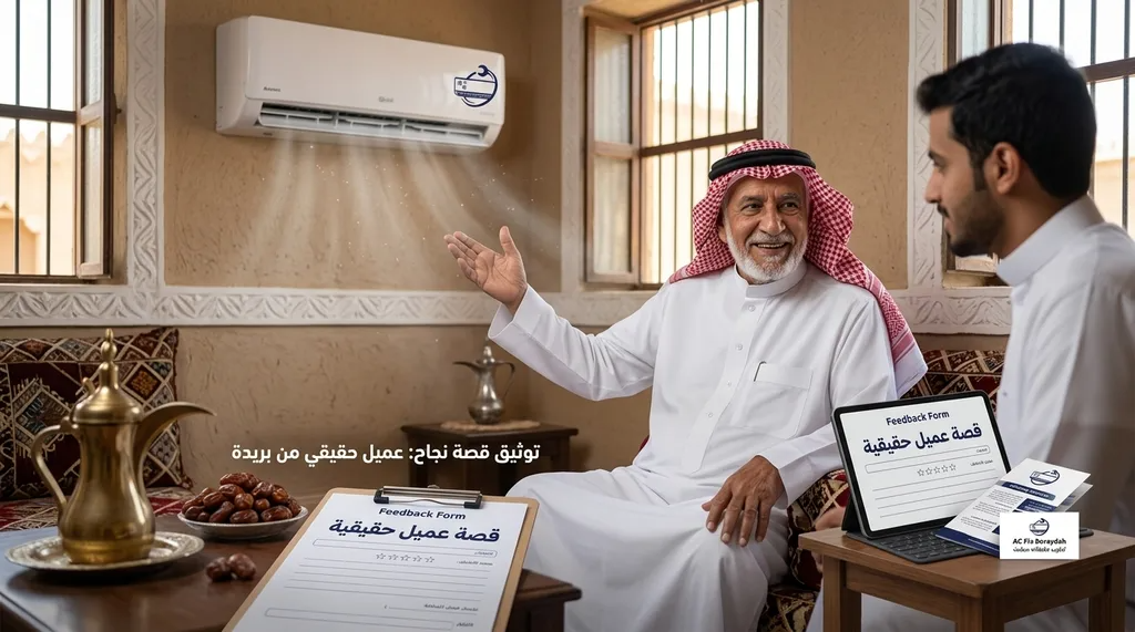 قصة عميل حقيقية من بريدة